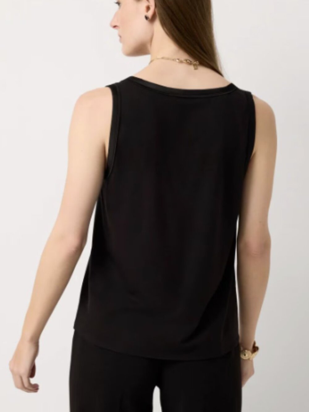 WHBM Satin Front Shell Tank - Picture 6 of 7